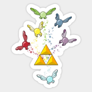 Sierpinski's butterflies Sticker